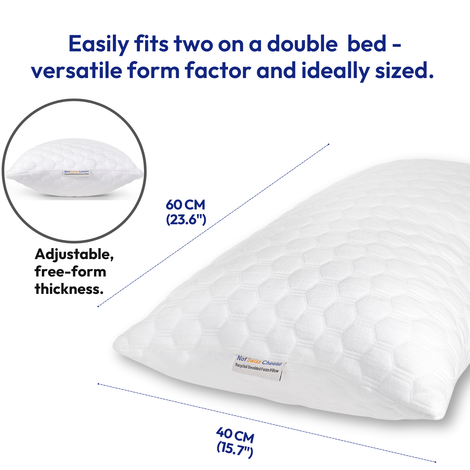 Shredded Adjustable Memory Foam Bed Pillow